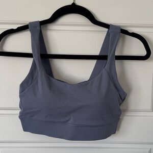 Women's Halara Blue/Gray Sports Bra Large with clasps